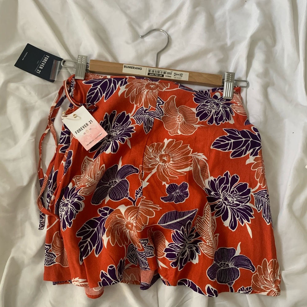 Mini wrap skirt